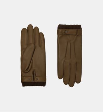 Gants Vincent Homme Cuir Doublés Cachemire - Agnelle - Fauvepat