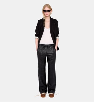 Pantalon Pocha Cuir Froissé Zadig&Voltaire