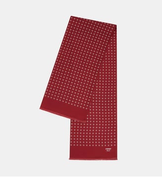 Foulard en soie à motif - Fursac - Bordeaux