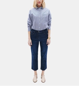 Pantalon pacome - Motif uni - Coton - Coupe regular - Caroll - Denim double stone