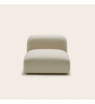 chauffeuse modulable  Tissage natté en coton et acrylique Madura