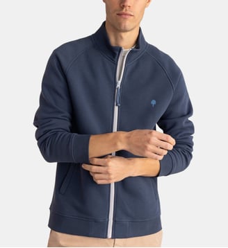 Sweat HORTE - Faguo - Marine grisé