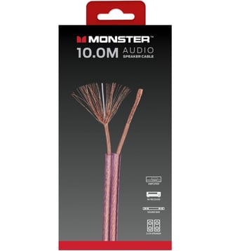 Câble Jack AUDIO POUR HAUT-PARLEUR 10M - Monstercable - Beige