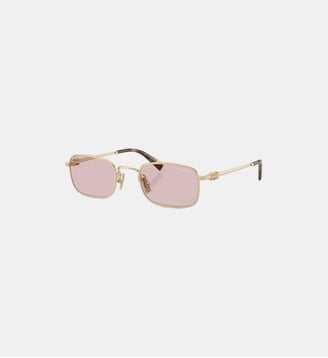 Lunettes de soleil Rectangulaire MU A53S - Sunglass Hut - Or pale