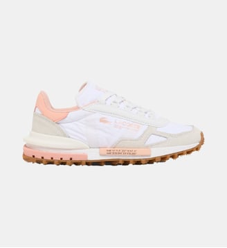Sneakers Elite Active femme - Lacoste - Blanc et rose