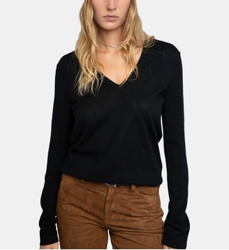 Pull Rivy 100% Cachemire - Zadig&Voltaire - Noir