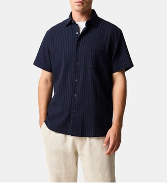 Chemise Casual en Maille de Coton Mystery Creek - Rodd & Gunn - Bleu nuit