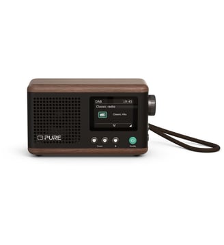 Radio DAB Classic Mini Coffee Black/Walnt - Pure - Noir