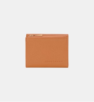 Portefeuille compact - Le Foulonné - Longchamp - Camel
