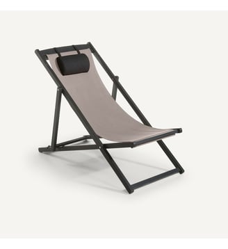 Chilienne acacia et toile - AM.PM - Gris et noir