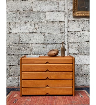 Commode aux jolies poignées Garance N°676- Produit chiné - Debongout - Marron