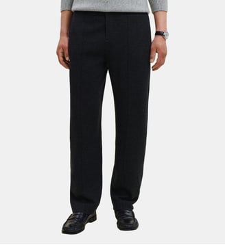 Pantalon droit en milano - Bompard - Charbon