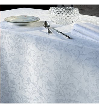 Nappe pur coton - Garnier Thiebaut - Blanc