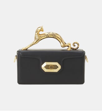 Sac Pencil Cat Nano En Cuir - Lanvin - Noir