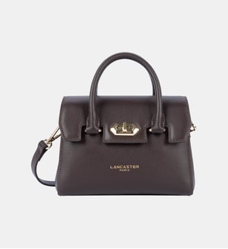 Mini sac à main Milano Cosmos en cuir - Lancaster - Marron foncé