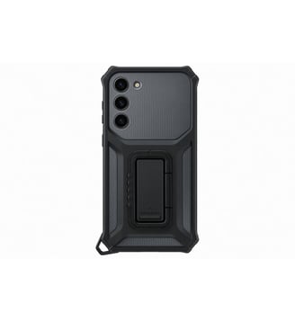 Coque S23+ Renforcee support amovible Gri - Samsung - Noir