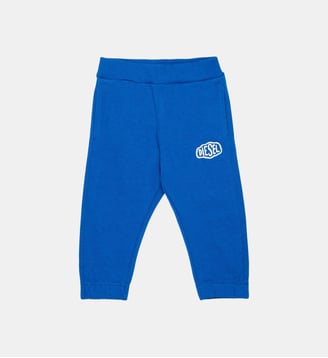 Pantalon en molleton avec logo - Diesel Kids - Bluette brillante