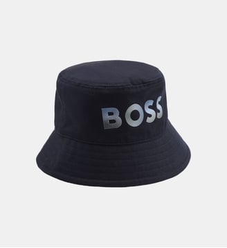 Bob siglé - BOSS Kidswear - Bleu cargo