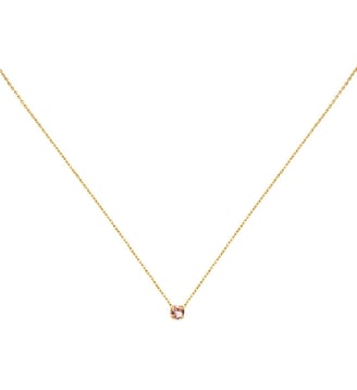 Collier doré pacific opal - PARIS - Caroline Najman - Cristal rose