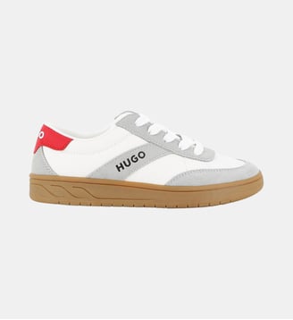Baskets basse à lacets - Hugo Kids - Blanc