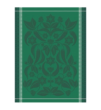 Torchon Piments - Le Jacquard Francais - Vert