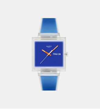 Montre What if Bleu SO38K701 - Swatch - Bleu