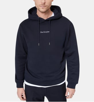 Sweatshirt à capuche avec logo - The Kooples - Dark navy
