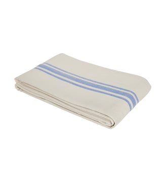 Nappe en coton à rayures - OYOY - Bleu