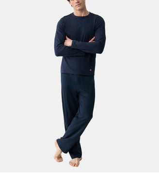 T-shirt à manches longues en coton - Le Slip Francais - Bleu