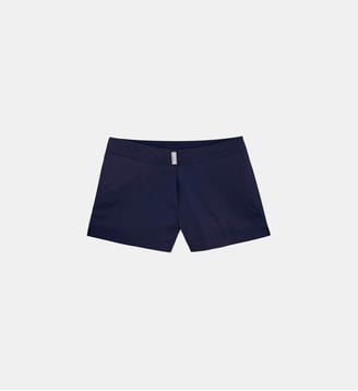 Shorty de bain stretch ceinture plate uni Vilebrequin