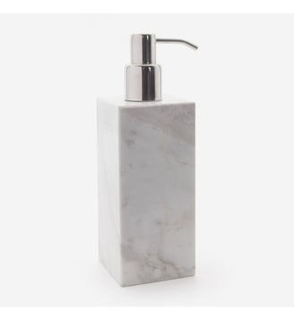 Distributeur de savon blanc - MARBRE - Bath Bazaar - Blanc