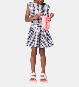 Robe en coton vichy - Billieblush - Blanc et noir