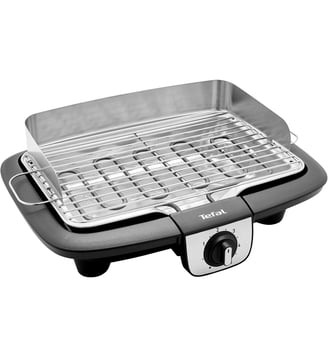 Barbecue électrique BG90A810 Easygrill inox à poser, 37x23.5 cm - Tefal - Noir