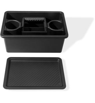 Ustensile barbecue compartimentée de transport Weber Works - Weber - Noir