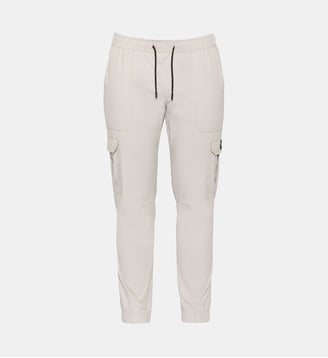 Pantalon cargo-jogger - Schott - Gris clair