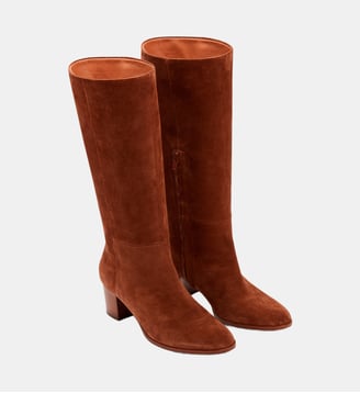 Bottes Lizzie en cuir-Camel-36 - FR Pablo