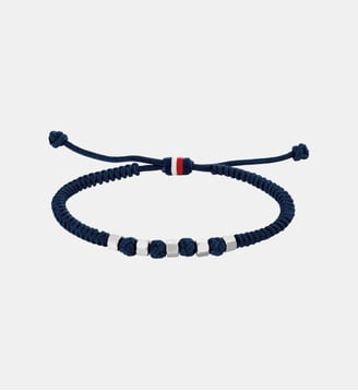 Bracelet Ajustable nylon Argenté 2790677-PAR - Tommy Hilfiger - Argenté et bleu foncé