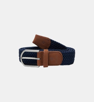 Ceinture tressée BELT - Faguo - Bleu marine