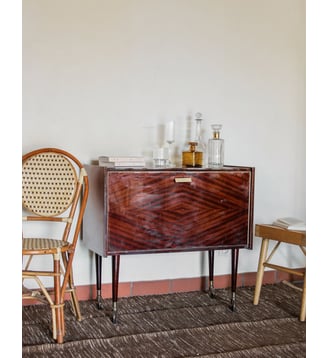 Mini-bar en bois Quentin N°25- Produit chiné - Debongout - Bois