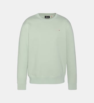 Sweat ample en coton - Schott - Vert d'eau