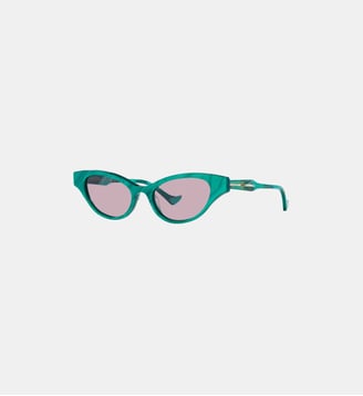 Lunettes de soleil Œil de chat GG1298S - Gucci - Vert