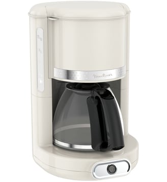 Cafetière filtre FG381A10 SOLEIL IVOIRE - Moulinex - Blanc