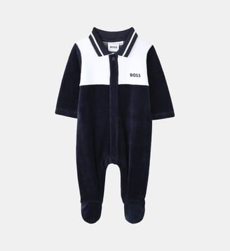 Combinaison en velours - BOSS Kidswear - Bleu cargo