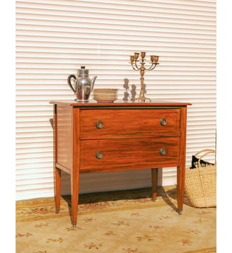 Commode style Louis XVI Garance N°727- Produit chiné - Debongout - Marron