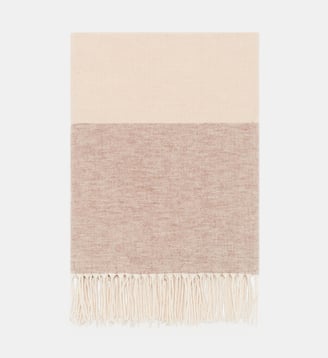 Écharpe marta - Motif uni - Coton - Caroll - Crème