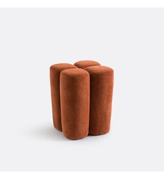 Pouf vintage polyester La Redoute Interieurs
