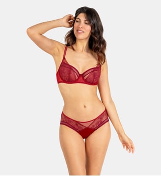 Soutien-gorge à armature non rembourré MADDIE - Passionata - Rouge