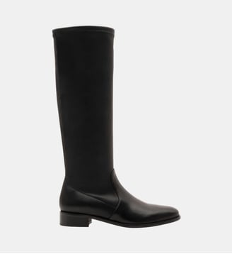 Rivas - Bottes En Cuir Nappa Stretch Noir - Parallèle - Noir