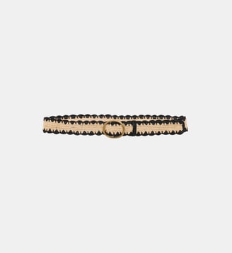 Ceinture en raphia - PALOMA - Gerard Darel - Noir
