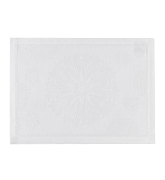 Nappe Lumières d'étoiles Lumières d'étoiles Diamant - Le Jacquard Francais - Blanc et rose